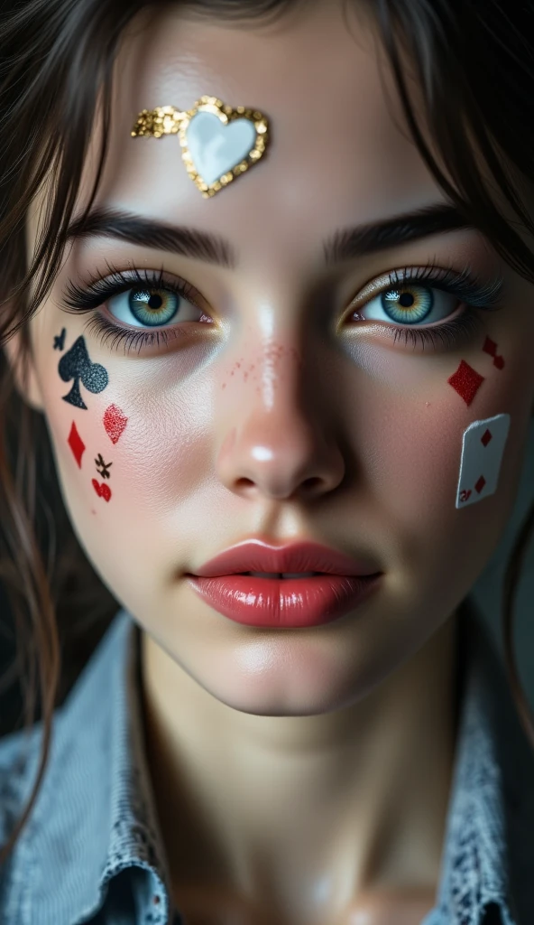 arafed woman with a cigarette in her mouth and a tattoo on her face, Soft Devil Queen Madison Beer, cigarette in mouth, Wearing a choker, lips on cigarette, kiko mizuhara, cigarette, Portrait of Sophie Mudd, She's like a mix of Grimes, 黒いWearing a choker, with a cigarette in its mouth, cigarettes, Looks like a blend of Grimes