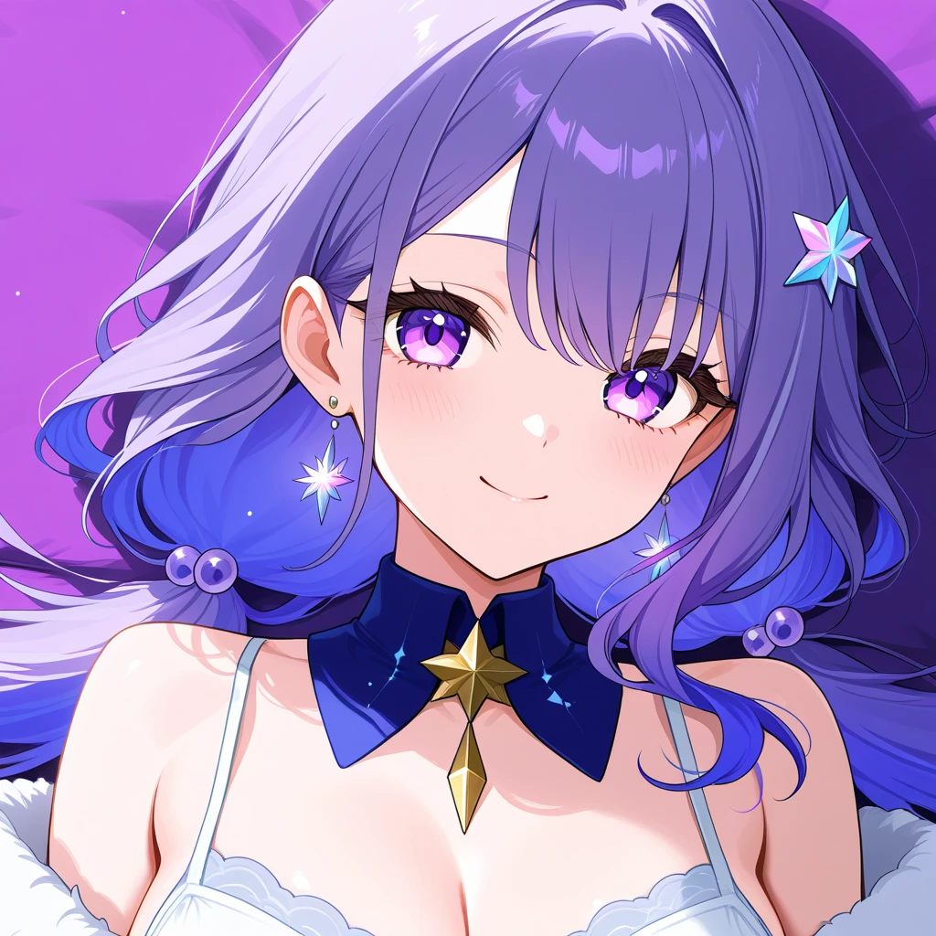 (8k, RAW photo, best quality, masterpiece:1.2), (realistic, photo-realistic:1.37),omertosa,1girl,(Kpop idol), (aegyo sal:1), cute dog woman and white dog, Fluffy tail, large full breasts, Toned body, Deep purple, Fluffy clothes, a miniskirt, Thumb and four fingers, Anatomically correct fingers, detail portrayal, Lustrous skin,