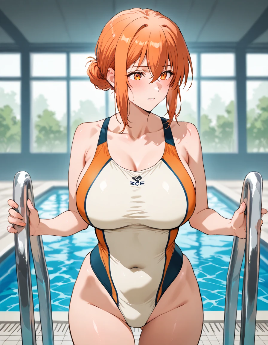 cowboy shot,plump,{{{erect nipples}}},{{{{{Swimming pool}}}}},{{{wet school swimsuit}}},one-piece-swimsuit,competition swimsuit,{{{{{sweaty skin}}}}},arms behind back,{{{crowd}}},many mens,{{{audience}}},multiple mens,audience,{{{{{Swimming pool}}}}},erect nipples,huge breasts,nipples,{{{{{souryuu asuka langley}}}}},{{{{{in EVANGELION style}}}}},exhibitionism,exhibitionism,public indecency,embarrassed,aroused,{{{masterpiece}}},{{{best quality}}},{{ultra-detailed}},{illustration},{{an extremely delicate and beautiful}}