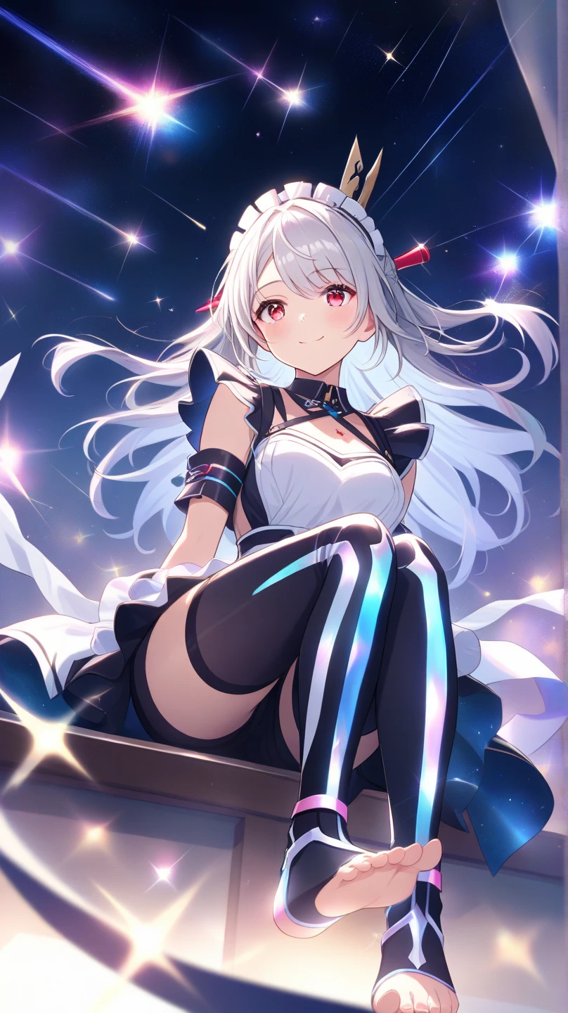 (Masterpiece:1.5),(best qualtiy),highly detailed,Ultra-detailed,1girll,a beauty girl,stare,Red eyes,(Beautiful detailed eyes:1.2),(Long hair:0.8),(White hair:Silver_Hair:0.5),(Wing-like bangs:ahoge),Dull hair,(Medium chest: C cup:0.7),Hair rings,Braid,Cold,Anime figure skating on ice in large indoor arena, Ross Tran style, trending on artstation pixiv, Guweiz in Pixiv ArtStation, Guweiz on ArtStation Pixiv, author:ross tran, Digital art on Pixiv, In the style of Ross Tran, Ross Tran 8 K, Smooth anime CG art, ross tran. scenery background