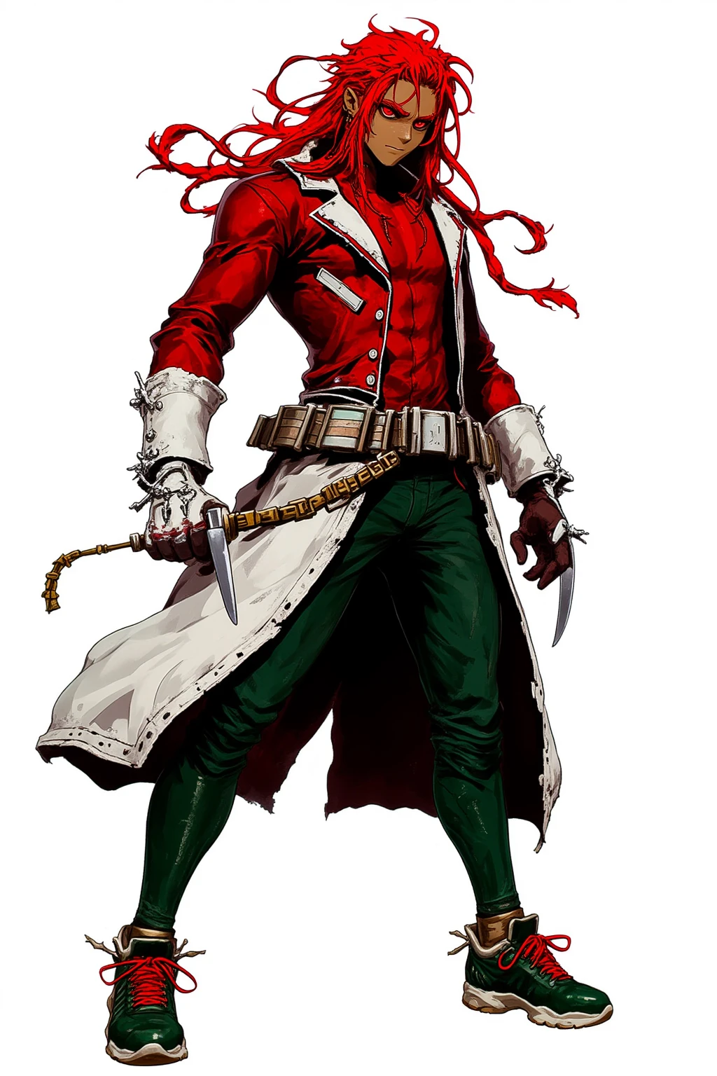 Cow，Full body portrait，front Photo，No background，Wearing a silver-polished iron helmet，‌Wearing velvet and golden armor，‌Step-in curled toe pink suede boots，Waist-tied silk three-strand lion belt，‌Two eyes as bright as a mirror，‌Two eyebrows are as bright as red neon，‌Blood-mouthed，‌Gear Copper Plate，The roar was so loud that it frightened the mountain gods，‌Action is powerful and the evil ghosts are in a panic