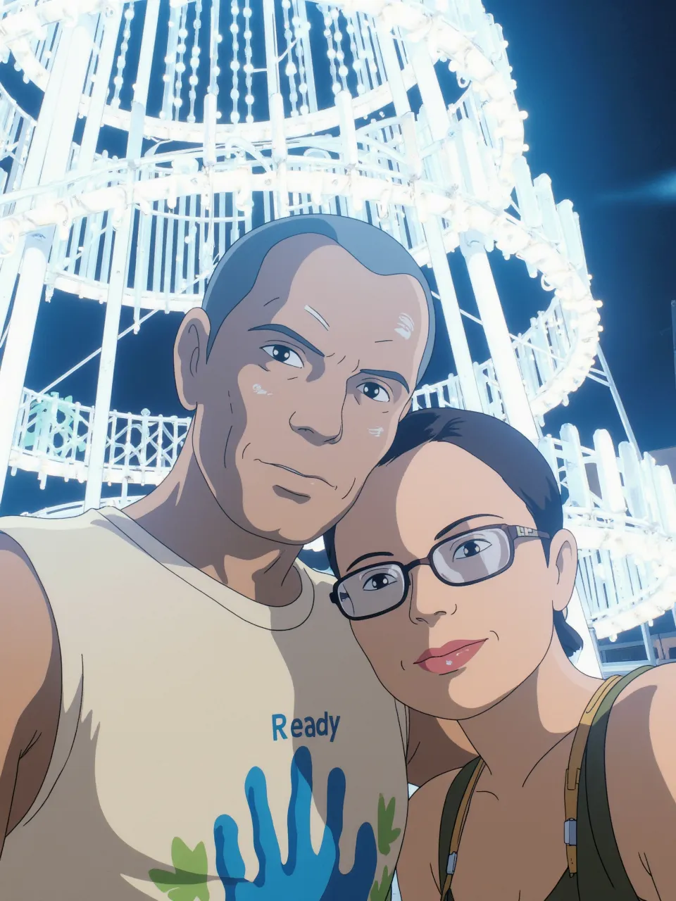 Middle aged man couple and Gemma arterton calelo long cyberpunk ebikini