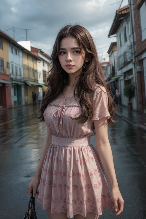 women in short frock