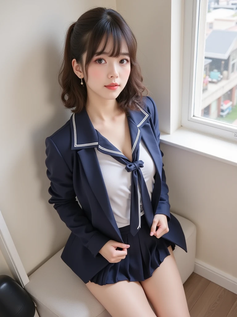((64k,Ultra-high resolution,super highest quality,masterpiece,Hyperrealistic,Young, lovely, beautiful, young, adorable,16 years old〜20 year old girl,young woman,Full body photo,Full body angle,Esbian all over,Surreal,Very detailed:1.3)),Cute smile,Adorable smile,nice smile,Baby Face,A Cup〜D Cup Size Breast,Straight Long Hair,Black Hair,Sitting,Cute face,Glowing Skin,Glossy face,Beautiful body,Beautiful Skin,concentrated,下からnakedで,((naked,素naked,The state of not wearing any clothes)),((High school girl blazer,Transparent exy maid outfit,Sister dress with embroidered collar,Wear a shrine maiden's costume and roll up your mini hakama.,Aircraft cabin attendant uniform,Aircraft stewardess)),((Seamless Ultra-thin All-through Pantyhose,Ultra-thin seamless pantyhose, sexy, all-through, beautiful legs, tights, stockings, sheer, pantyhose, ladies)),single eyelid,Long legs,Thin legs,Beautiful hands and feet,Thin thighs,Nice thighs,((Ultra Micro Mini Skirt:1.2)):1.4,underwear simpleunderwear,((地面にSitting)),Water Lake,A prestigious European-style castle,Rose garden in the background,nakedの肩,Low - Angle,((Face your body forward)),((Sitting position)),((Spread your legs and show your panties)),((極薄薄手Panties are visible)),((Pubic hair is visible)),((Use your hands to lift up your skirt)),((Use your hands to lift up your skirt)),((Exposed panties)),((M-shaped legs)),Pull up one'My tight skirt,bangs,Beautiful legs,((Wearing girl's panties:1.3)),((Girl exposing her panties:1.3)),The most beautiful Japanese woman ever&European Women,A lovely, beautiful and youthful Japanese woman&European Women,With a young body,((Turn your skirt inside out)),Please show me your pants,White panties,Take off your panties,((White pantiesでパンティーを見せます)),((put my hand inside your panties,I am masturbating)),String Pantiesティー,((I'll lift my skirt and show you my underwear)),Exposed panties,White panties,String Pantiesティー,Sexy,((Nipples are visible through the)),Slim waist,((String PantiestPanties Ladies Shorts,See-through ladies' shorts,String PantiesレースtSexy back)),((See-through sexy bra,Extremely see-through bra・ショーツ,Extremely see-through bra)),((Panties are visible)),1 girl,Iris,Black Hair,Nice ass,((See-through shorts and bra)),((The wind blew and flipped up her skirt, revealing her panties)),((A beautiful girl soaked in water,underwearが透けて露出))