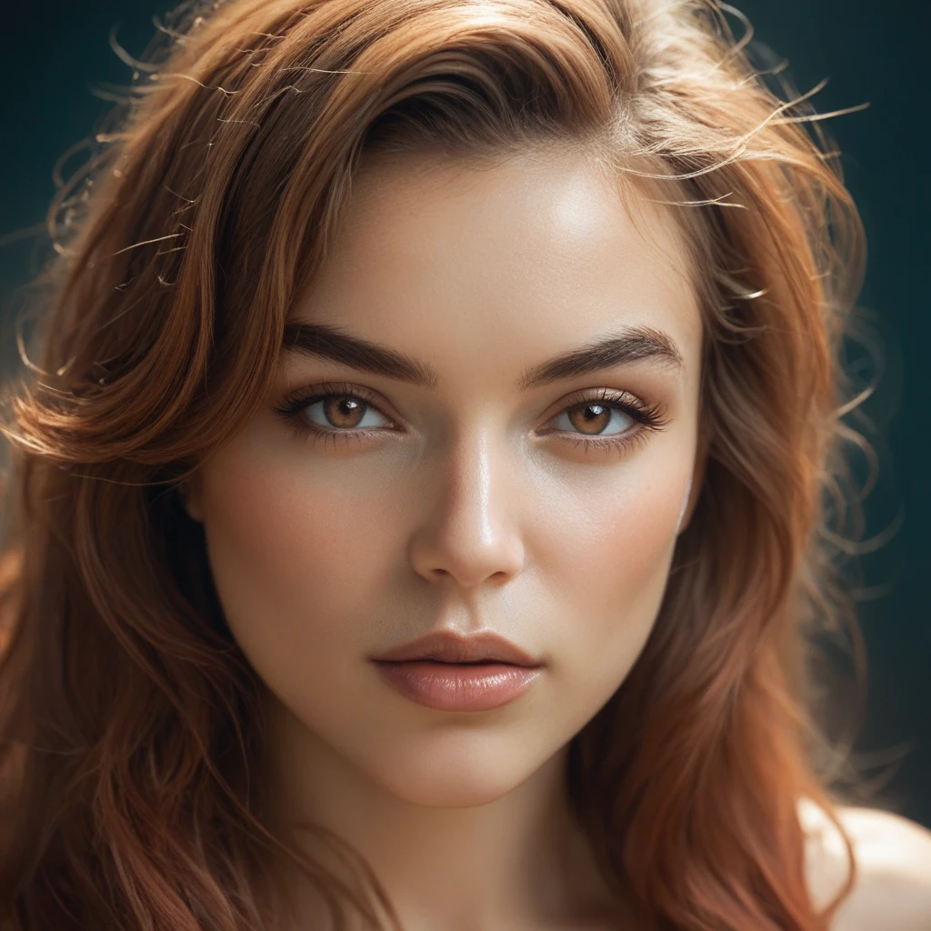 full body shot, 1girl, thin, ((long red hair)), looking at viewer, portrait, headshot, (large breasts), halter_dress, (covered nipples:0.2),
(((simple background gradient))),
extremely detailed CG 8k wallpaper, perfect lighting, (masterpiece:1), (best_quality:1), ultra high res, 4K, ultra-detailed, photography, 8K, HDR, highres, (absurdres:1.2), Kodak portra 400, film grain, blurry background, (bokeh:1.2), better_tits, epiCRealism, <lora:real_skin:0.6>, <lora:locon_perfecteyes_v1_from_v1_64_32:1>, perfecteyes eyes,
