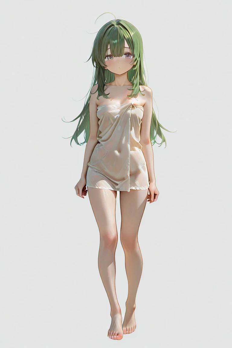 Ultra HD、Ultra-clear、White and beautiful skin、Big Breasts、Green Eyes、Blonde Short-Haired、smile、Perfect body line、Completely naked、Small areola、hairless labia、Soft Skin、Soft female body、Long legs、Sexy pose、