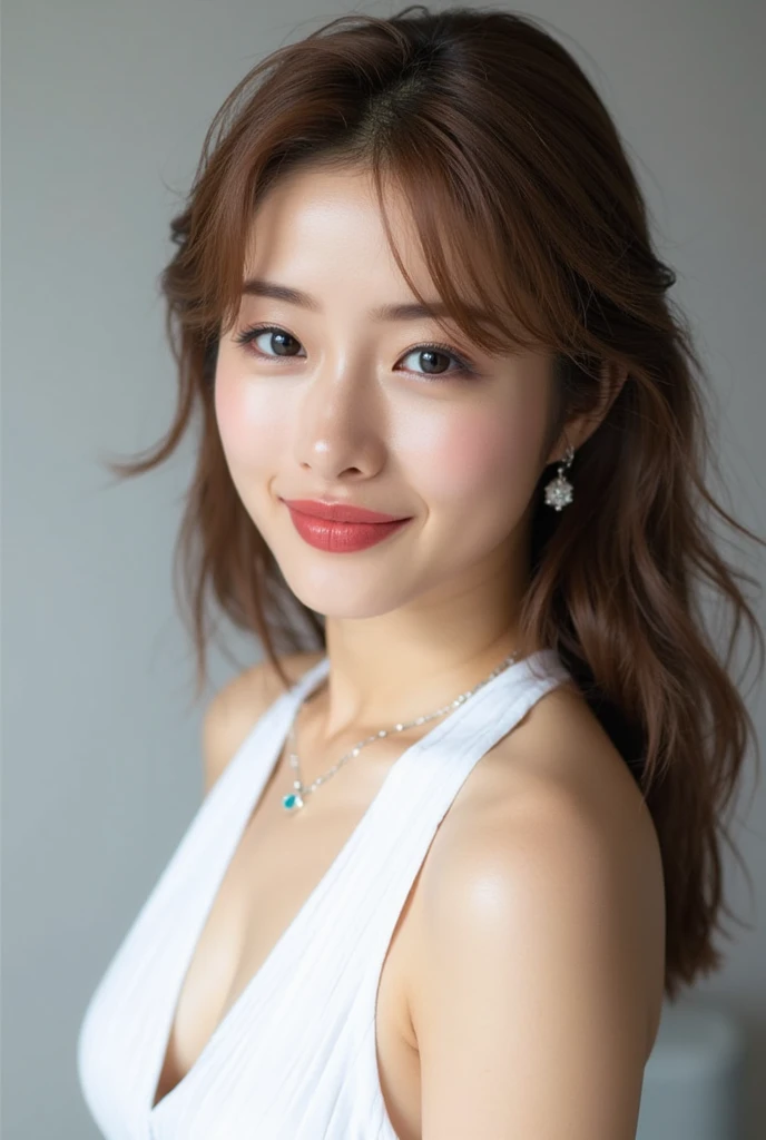 (Highest quality、8k、Award-winning works、Ultra-high resolution)、One beautiful woman、(Wearing a shiny tight swimsuit)、(blonde:1.1)、Bright color contacts、Perfect Makeup、Bright and shiny lipstick、(Very heavy makeup:1.2)、(Deep pink around the eyes:1.1)、Beautiful bright eyeshadow、Heavy makeup around the eyes、(Huge breasts:1.2)、very long wavy hair、(Romantic affection:1.1)、The best smile he had when he saw me、(Many of them emphasize the body line..:1.1)、(Strongly blurred vibrant Harajuku city background:1.1)、(Strongly blurred background:1.1)、Accurate anatomy、(Ultra-high resolutionの完璧な美しい歯:1.1)、Ultra-high definition beauty face、Ultra HD Hair、Ultra HD Shining Eyes、輝くUltra-high resolutionの美肌、Ultra-high resolutionの艶やかな唇, Very detailed, Nose and mouth,Face Focus, Extreme close up of face,Glossy lips with visible lip wrinkles,Perfect Lips