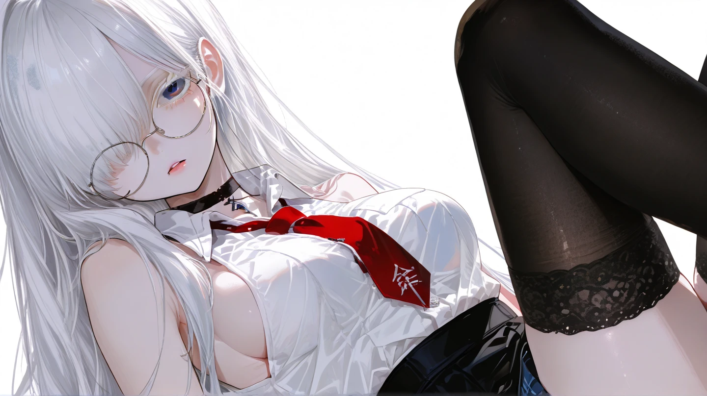 (Best quality, 8k, 32k, Masterpiece, UHD,:1.2),RAW, 1girl,ultra cute , natural lighting,transparent shining eyes, 20yo ,fair complexion, (vulgarity:0.8), (fucked silly:0.8),,(trembling:1.3)),((leather jacket, short pants,)),,White Background, medium breast