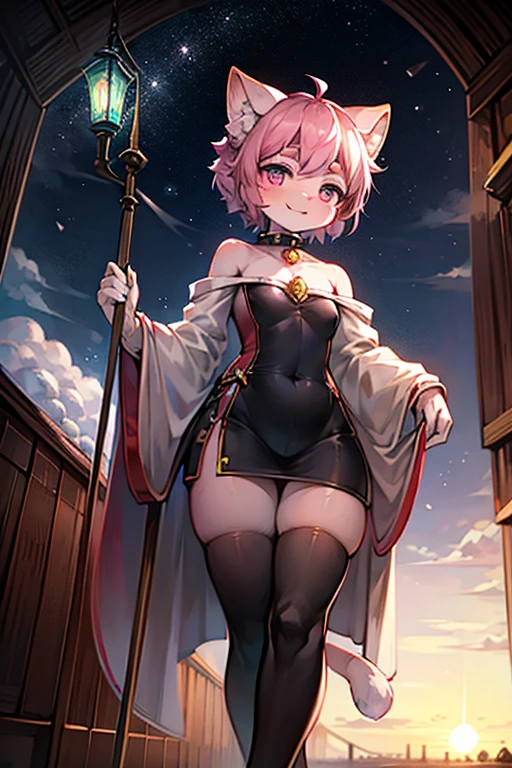 Bunny boy wearing glasses wizard robes briefs windy