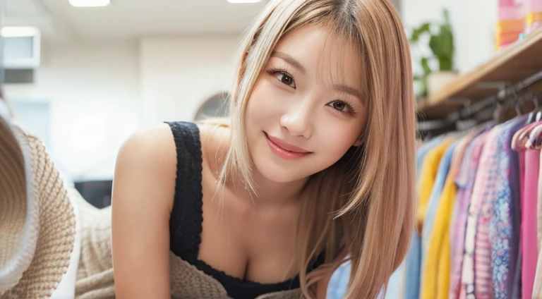((Day, Best Quality, 8K, Realistic)), Half Body: 1.4, Slender Abs: 1.2, ((Long ash-blonde hair, Medium Breasts: 1.2)), (Thick large towel fabric, Towel drying hair, Off_shoulder, Sitting: 1.2), (Bath, Bathroom, Realistic bathroom background, Day lights), Highly detailed face and skin texture, detailed eyes, double eyelids, exposed cleavage, 1 person, (Seductive smile, Seductive pose, Face looking at the camera, Taking selfie, Selfie camera view, Selfie: 1.2)