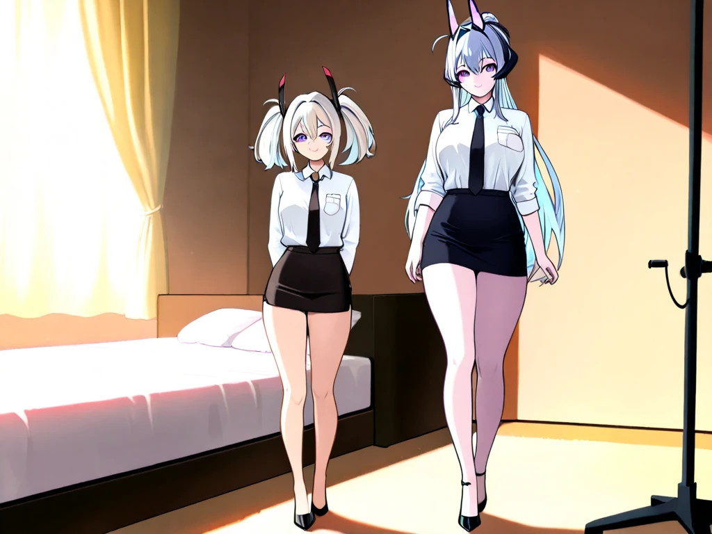 white hair Futanari dickgirl, Futanari, bulge, penis, erection, Big ass, Big ass Anal, Anal, stuck her tongue out
