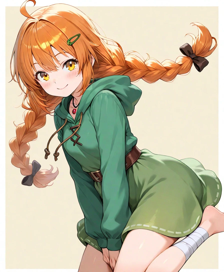 topquality, Horse Girl, Quiet Suzuka, ((Uma Musume))), Perfect skin, realisic skin, Detail Skin, 8K, (Breasts are small:1.5), beautiful breasts, A perfect chest, A serious look, concentration, brown hair, hairlong, Cyan eyes, horse ears, tail on the lower back, light reflection, (Desert camouflage), (View of the girl from below ), desert, Ruins, Whole legs, perfect foots, The girl is hiding behind the wall, combat, conflict, Hiding