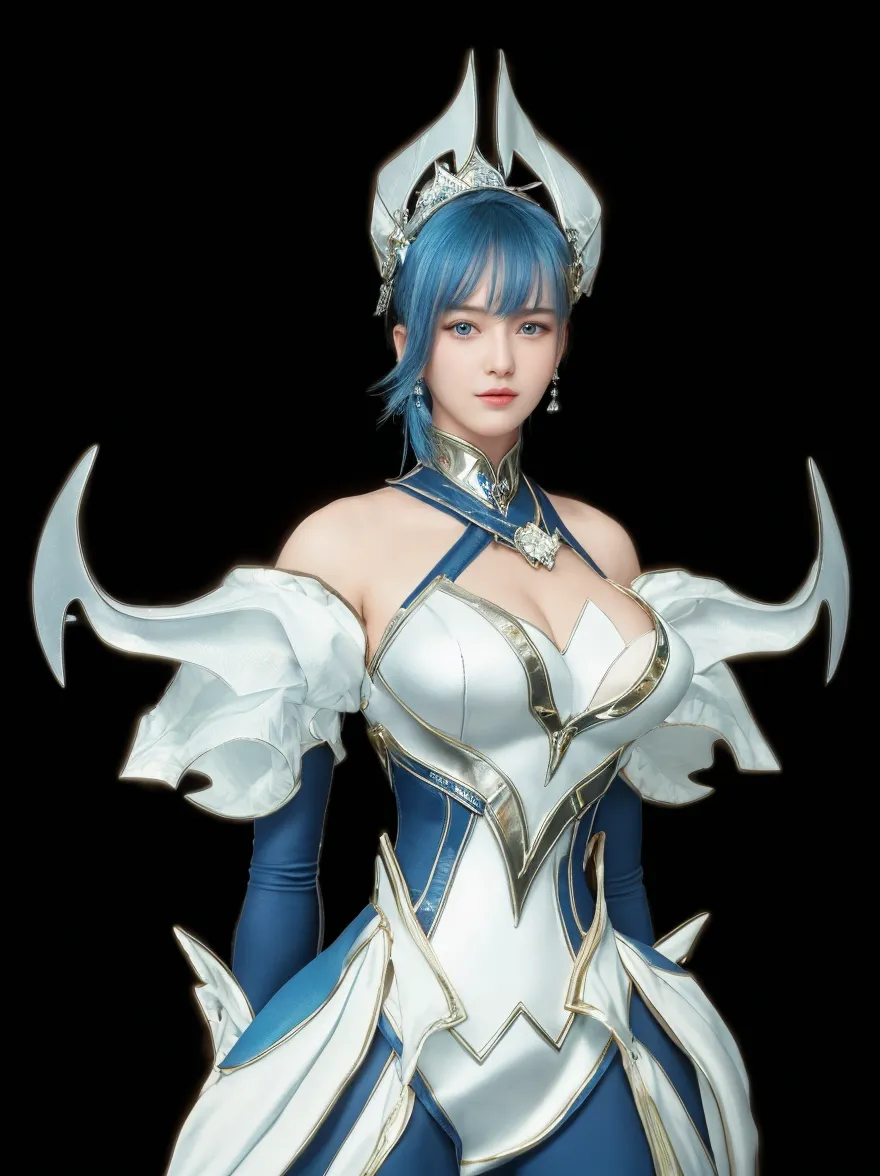 there is a woman in a blue and black dress, final fantasy style 14, from ncsoft, <Cena MMORPGS, seductive mesmer woman, in monster hunter armor, fantasia final 1 4, negotiating in pxiv, 8k Character Details, style game square enix, costume with blue details, fantasia final 1 4 screenshot, wearing shiny breastplate