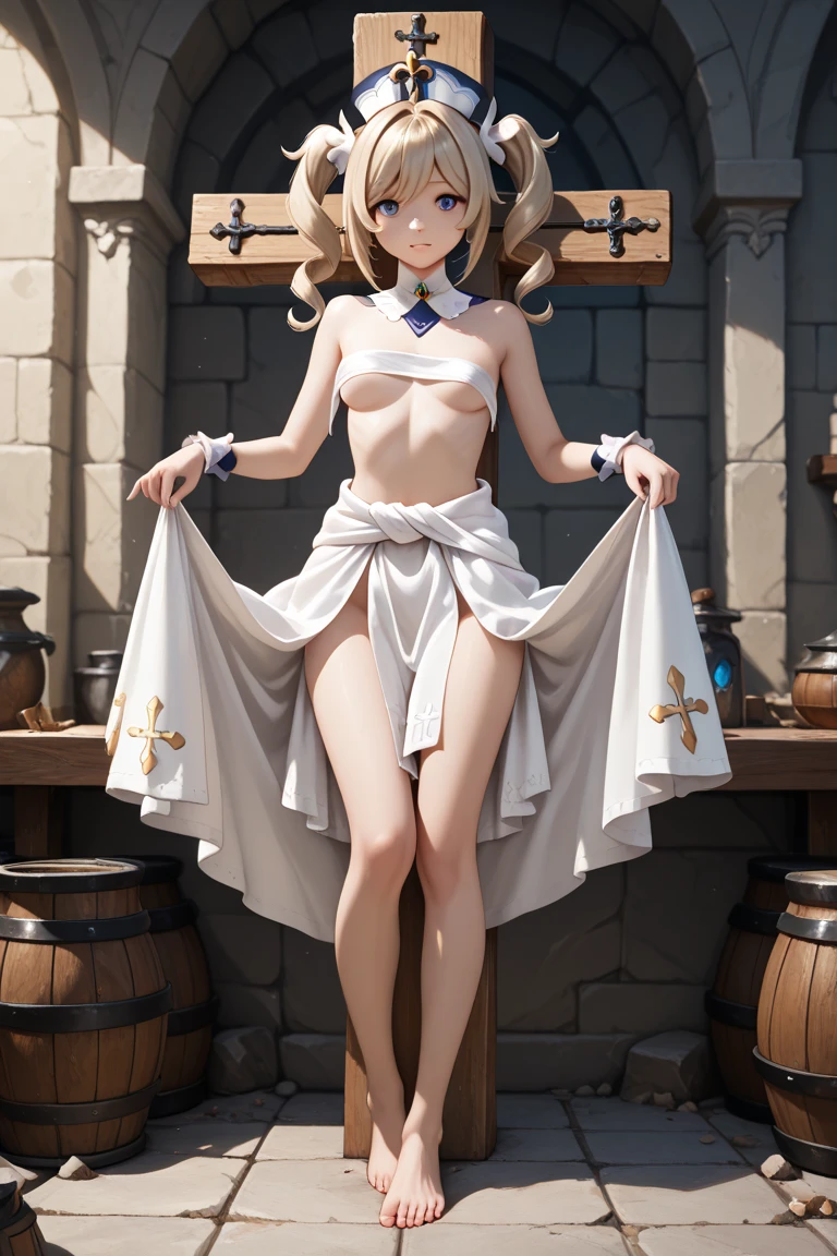 {{{nsfw}}}, {{{masterpiece}}}, {{{best quality}}}, {{ultra-detailed}}, {illustration}, {{an extremely delicate and beautiful}}, ((nude, Completely naked:1.4)), 1girl, (resna, brown hair, braid, blue eyes, medium breasts), sad smile, profile,