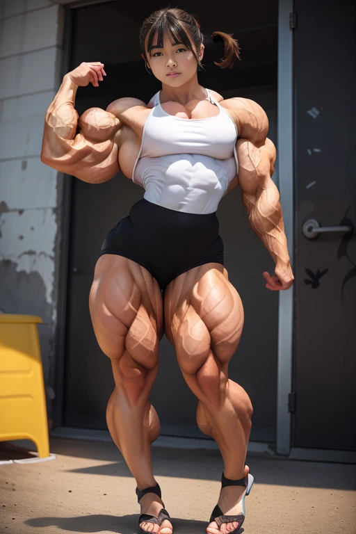 8K、highest quality、Masterpiece、High resolution、(Sailor suit)、woman、Beautiful woman、Japanese Beautiful Girl、smile、Random hair color、Random hairstyle、Random pose、Whitening、Small face、16 years old、Shiny skin、Natural Makeup、tall、Long legs、Big Breasts、big physique、(((Female Bodybuilder:1.2)))、(((muscle:1.2)))、(((Big muscles:1.2)))、(((Very big muscles:1.2)))、(((Insanely large muscles)))、(((Enlarged quadriceps)))、(((Enlarged pectoral muscles、Enlarged biceps)))、(((Enlarged latissimus dorsi)))、(((Enlarged forearm muscles)))、(((enlarged abdominal muscles)))、(((Incredibly large muscles)))、(((Extraordinarily enlarged, massive muscles)))、(Super huge muscle giant:1.2)、