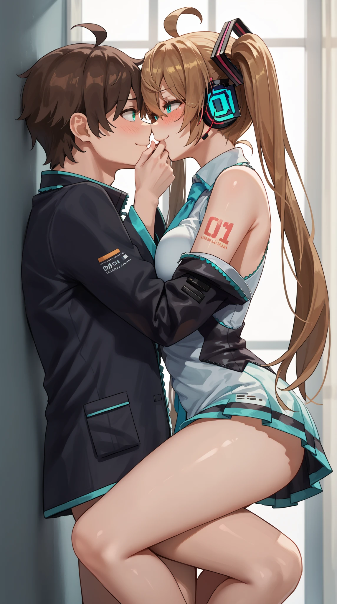 ((((1girl,tall stature)))and(((1shota boy,short stature)))), 1girl,(tall stature:1.4),(curvy:1.3), (very long hair,big hair),straight hair,blonde hair, blonde eyes, large breasts,pale skin,shiny skin, (ahegao:1.4), trembling, erectile nipples, BREAK ((wearing armor)), (cum:1.5),cum in pussy,cum on breasts,cum on body,(cum on clothes1.4),cum facial,bukkake,cum in mouth,cum on hair,(excessive cum), BREAK (1shota boy:1.4),(short stature:1.4), short penis,dark-skinned shota boy,interracial,((vaginal,sex)),(standing doggy, hug from behind), BREAK ((wrestling ring)),(((masterpiece))),(((best quality))),((ultra-detailed)),(illustration),((an extremely delicate and beautiful)),(detailed background),