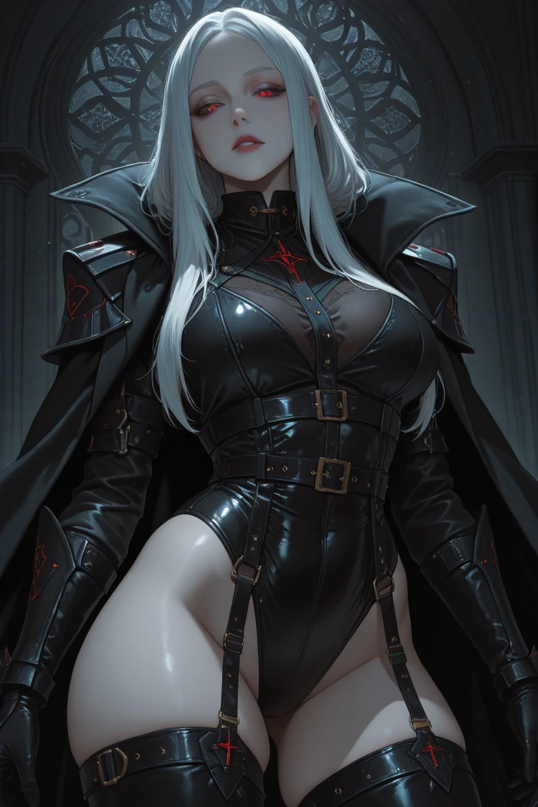 8k,ヴァンパイアの牙を持つGray Hairパーマヘア,Close-up of a queen with very large breasts(Ultra-realisticな肌), so beautiful(Like the real thing),Elf Ears,2. 5D CGIファンタジーアートワーク,Portrait of the Queen of the Underworld, Highly detailed art gems, Types of bacteria ; 3D Unreal Engine, demon queen, Big blow Loss Draw, Up to the model | Types of bacteria, Beautiful Succubus Surreal Exact details,Ultra-high resolution,Ultra-realistic,Luxurious red and black combat trousers,Sexy Costumes,Intricately crafted demon crest,A muscular and slim macho man,Muscular, slim-legged macho man,Rich colors, Backlight, Cinema Lighting, Film Grain, 50mm lens, Nikon D850,Ultra-high resolution,Ultra-realistic,compensate,Super sexy,smile,Super intense and has a strong abdominal muscle,Big eyes,Very large breasts,whole body muscular,,The supermarket is the moon,Dark purple eyeshadow,God of,Dark Purple Rouge,Sharp eyes,Golden Eyes,Red devil horns,Top view,close,Very large breastsの谷間を強調する,Gorgeous red and black long coat(Leather goods),Full body muscle pump,Gray Hairパーマヘア,Flashy makeup,Gray Hair,