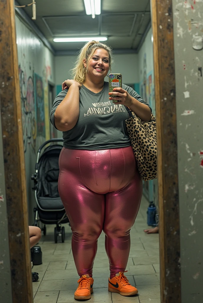 Your nude two headed massive fat middle aged wife conjoined to your even more fat pink haired e-girl daughter farting out shit and touching her mutated crotch in ecstasy as she has an accident in her diaper while at the store. Your daughter is clearly ready for this and wants to be a mutant freak conjoined to your desperate for relief wife and share her body as well as use her hand like this to please herself and your sexually repressed wife in front of you.
