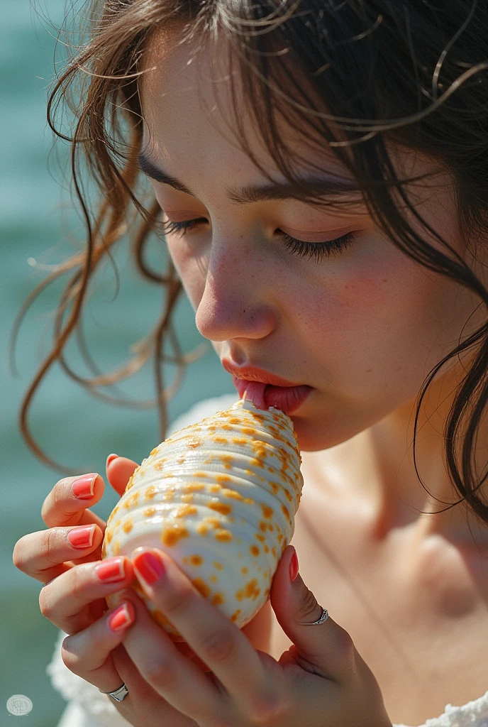 sucking shell
