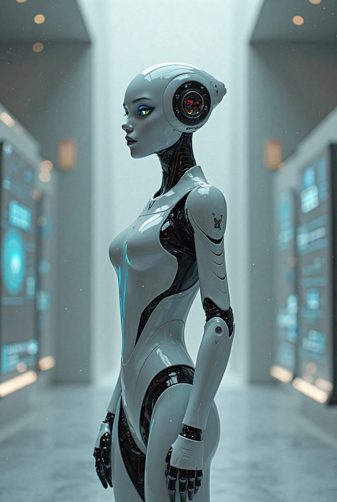 (Generates the identity of what AI would look like in human form)


