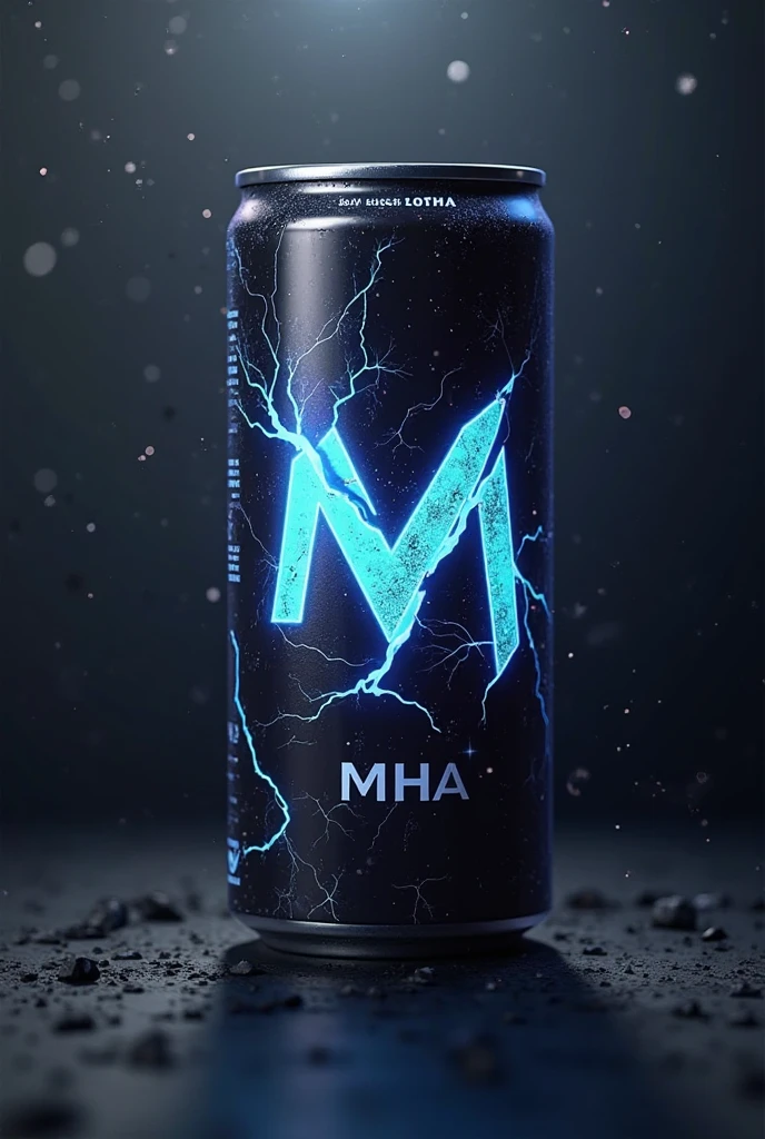 Create a can of energy drink called Enerpal with a design similar to Monster and with a lightning bolt in the background and also a man and a woman