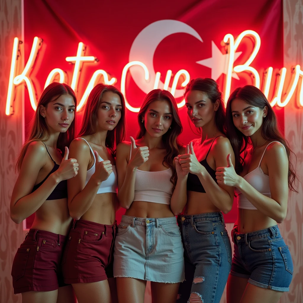 Make a pixar-style poster, In this poster there is a woman with medium-sized deep red hair, rosto oval, bochechas carnudas, olhos castanhos escuros, boca carnuda com batom vermelho, She's wearing pantaloon jeans and a white gypsy crop top, e ela esta sentada em uma