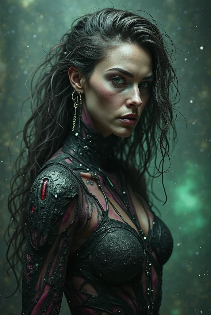 <lora:Kari_Wuhrer:1> , a young woman in the style of nocturne, dreamy atmosphere, dark cyan and red, i can't believe how beautiful this is, serene atmosphere, piles/stacks, flickering light, epic realistic, broken old boat in big storm, illustrated by herg, style of tin tin comics, pen and ink,art by greg rutkowski and artgerm, soft cinematic light, (depth of field:1.4), faded, (neutral colors:1.2), (muted colors:1.2), (artstation:1.4), cinematic, warm lights, dramatic light, complex background, (rutkowski:0.66), (teal and orange:0.4), hdr, (intricate details, hyperdetailed:1.15) (skin texture:1.2) <lora:InfernalAIv8:0.8> <lora:AntimatterTech-20:1>