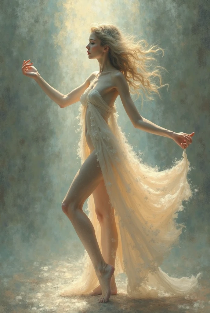 a flexible woman, extremely detailed eyes and face, beautiful detailed lips, long legs, sexy body, dynamic pose, sensual, elegant, erotic, moody lighting, dark colors, chiaroscuro, cinematic, dramatic composition, surreal, photorealistic, 8k, high quality