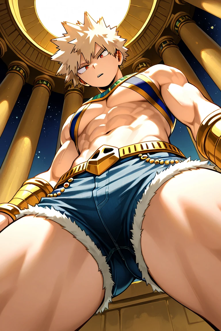 naked , big cock , huge penis ,alone, full body,smiling , muscular, huge muscle, big muscles, pectoral muscle , Boy , YOUNG , YOUNG , YoungLink , blonde hair, pointy ears, solo, blue eyes , pokkuti , sitting on a throne, royal throne, sitting