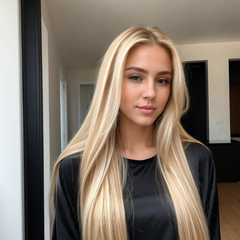 1girl in, age19, Allein, lange Haare, Kolossal , Betrachter betrachten, blondes Haar, nackten Schultern, braune Augen, Juwelier, Full body, eine Halskette, only face realistisch,