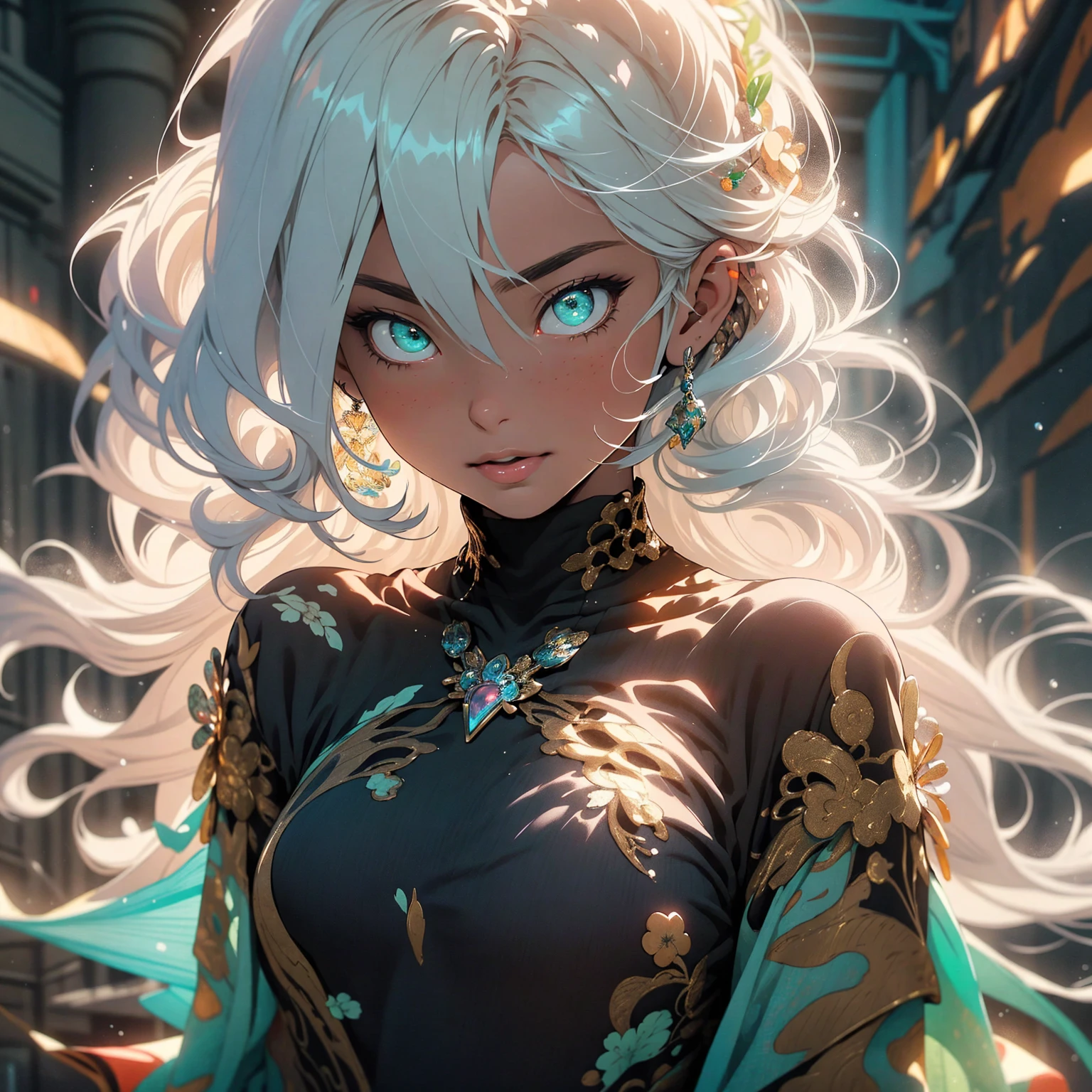 (best quality:1.4),(masterpiece:1.4),(8K:1.2),(top quality:1.3),(official art:1.3),(fractal art:1.3),(beautiful and aesthetic:1.3),(1girl),colorful,