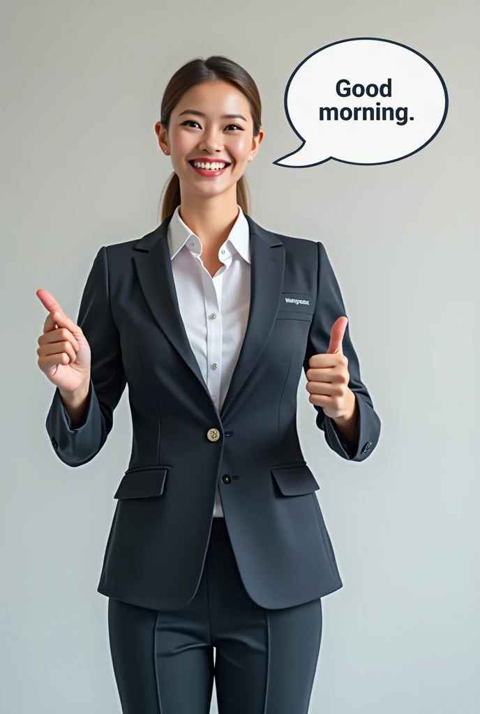 Raise your hand,Spread your legs,(((Inside the company)))、Wearing a business jacket,Wear a shirt,look at the camera with a smile、(Panties:1.5)、woman, 20-year-old, Short Hair,私のPantiesを露出させてください...、(レースのPantiesー)、(Tilt your head a little)、Detailed skin、Detailed skin、Detailed Sweat