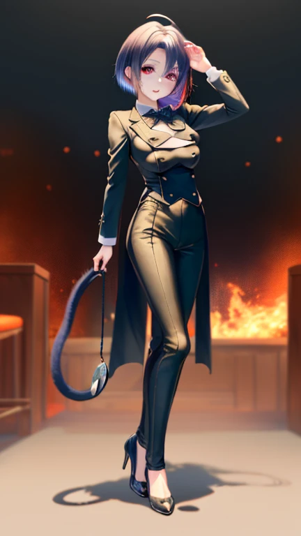 Michele Phipher, the infamous cat burglar, uses her feline agility and cunning to outsmart her enemies and steal priceless treasures from the rich and powerful.