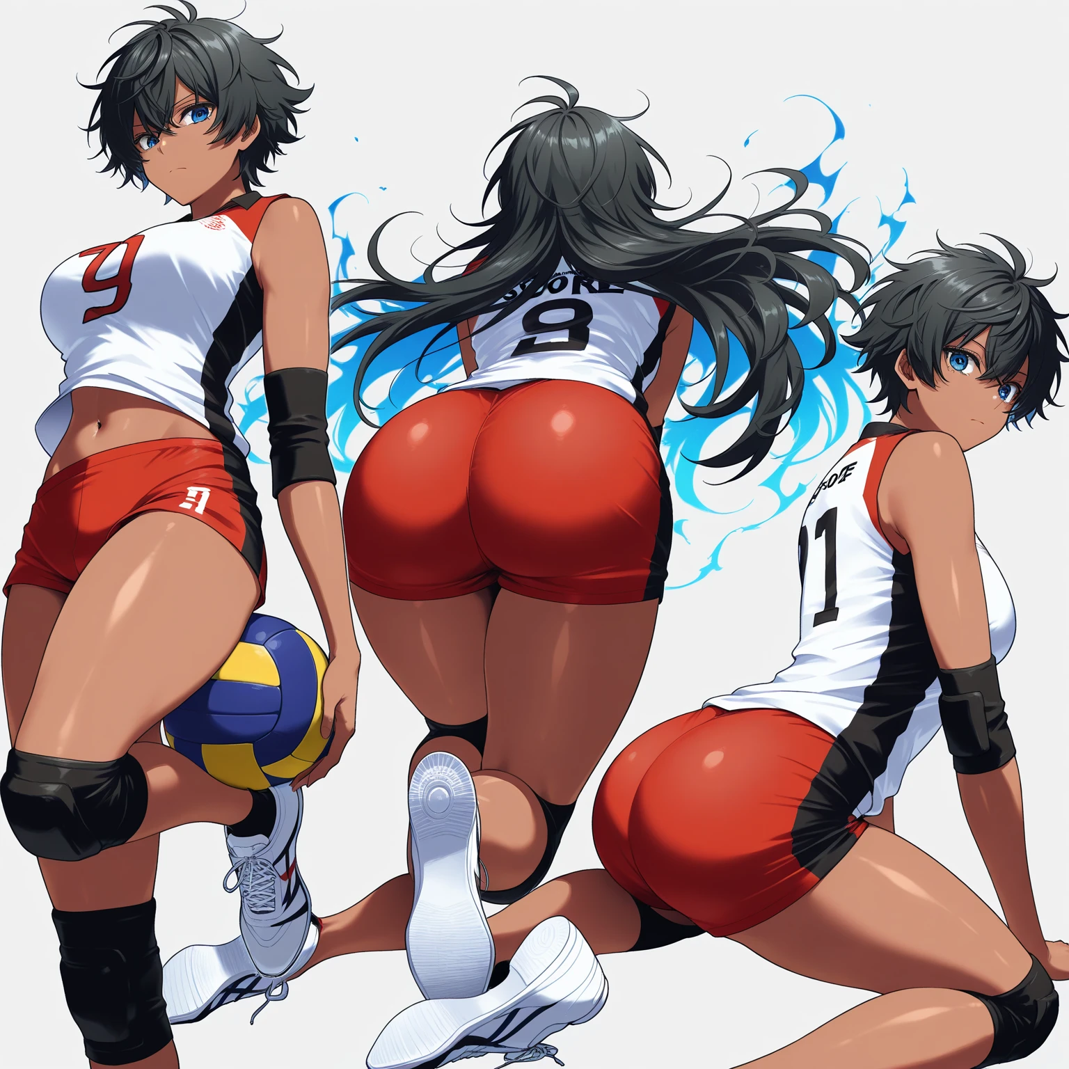 2 girls, girl racers, dark skinned with tanlines, ???????, formula one race paddock, small breasts, fat ass, bubble booty, boots, covered in cum, covered in money, high quality resolution, very high quality, beautiful anime eyes, comparing asses, leaning against racecar, smiling, purple hair, fit models