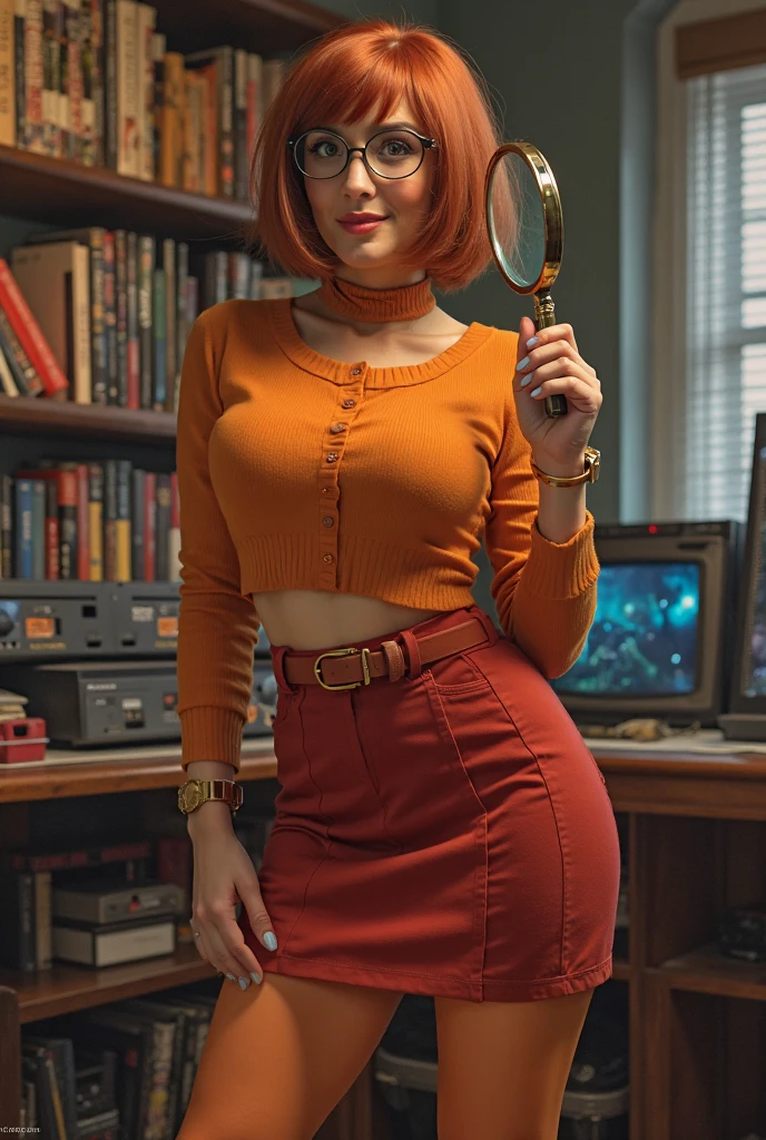 Pretty German redhead, very young nerd girl with big ones, Strongly drooping breasts, Hanging and deep neckline, Treffen Sie Freunde zu einem lustigen Rollenspielabend im Fantasy Store, wears glasses, a cute oversized turtleneck and military pants with suspenders, spielt d&d, schwanger, Transgirl shows thick and hanging testicles, Male gender caught smiling