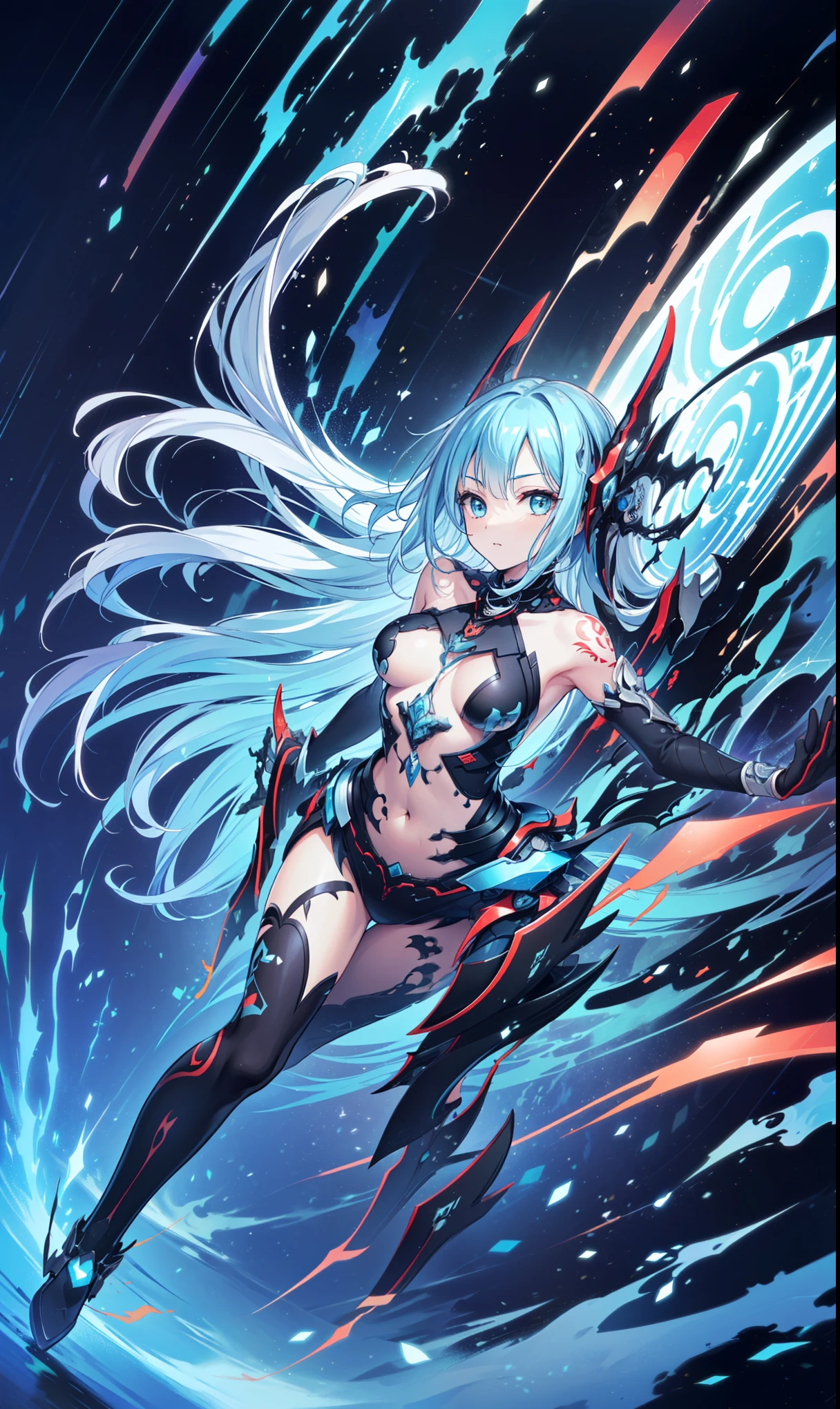 tmasterpiece, Best quality at best, ultra - detailed, 1个Giant Breast Girl, Mark for review,