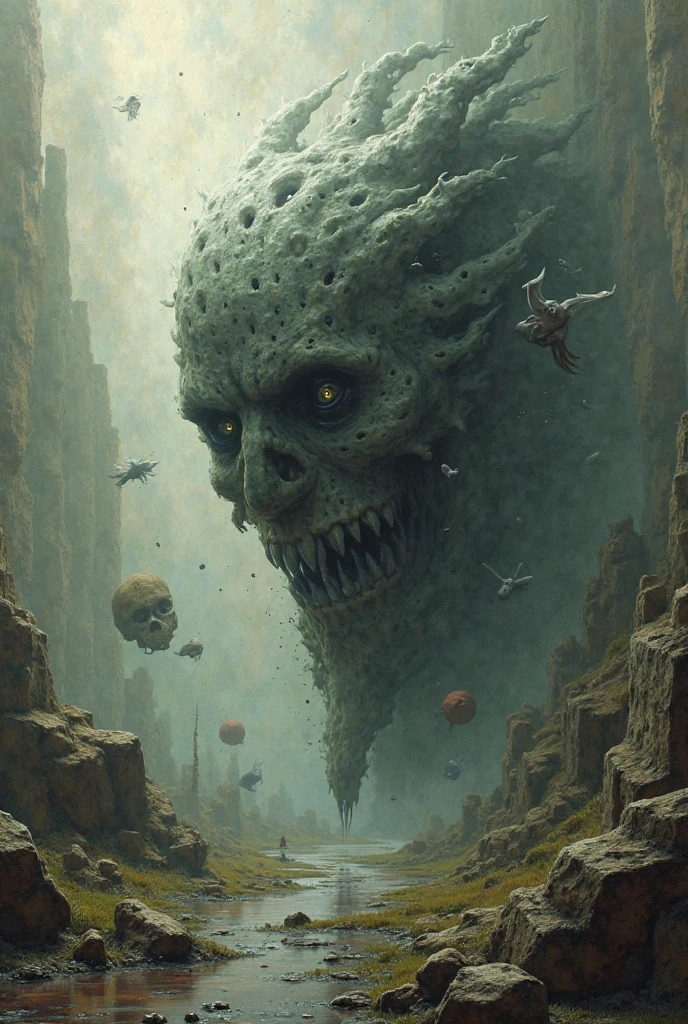 A spiritual mountain. Dark horror. Dodge the traps.