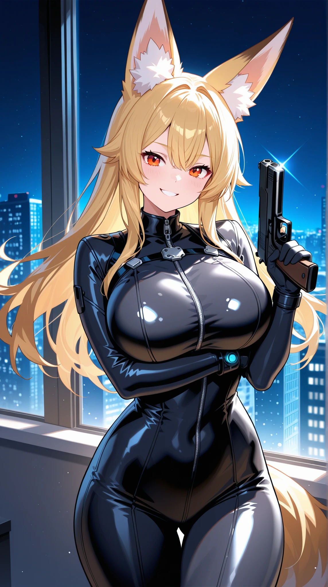 (((best quality))), (((masterpiece))), (((detailed))),
MoriYuki,
solo, closed mouth, light smile,
blonde hair, long hair, (brown eyes), (best quality eyes)
MoriBodysuit, yellow bodysuit, belt,
standing, looking at the viewer, from back,
science fiction, cockpit, starry sky, big breasts, thighs