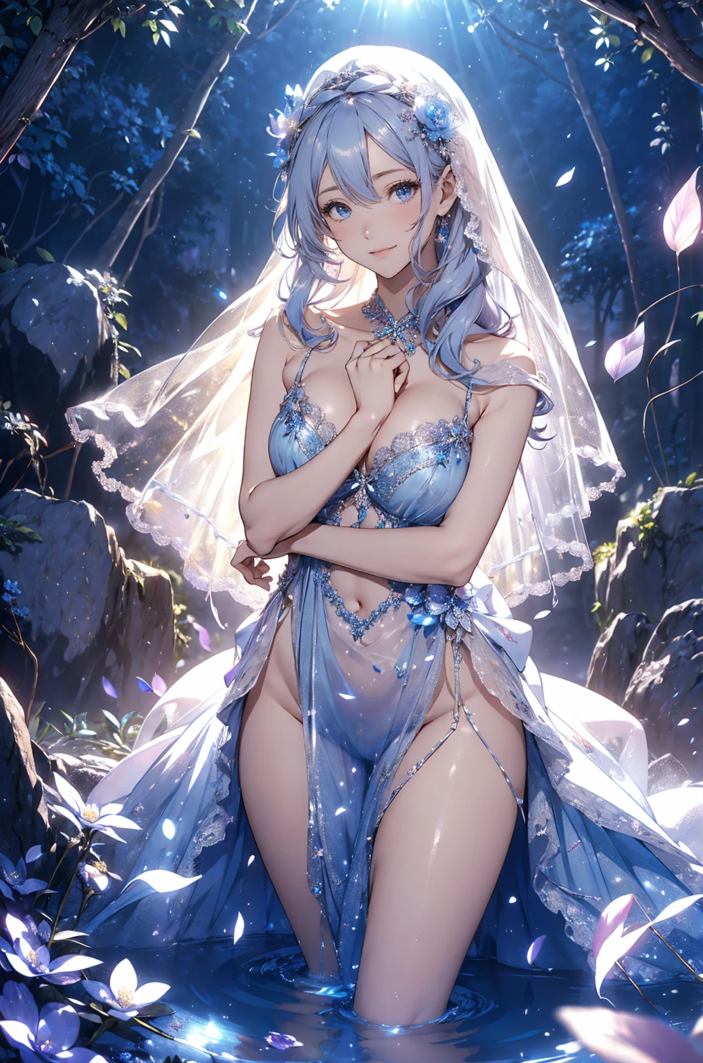 ((top-quality、8K、masterpiece:1.3)),high-level image quality、最high-level image quality、top-quality、hiquality、slenderbody、Beautiful feceボディーライン、Beautiful fece女性、Colossal tits、Sexy style、Insist cleavage、Boob emphasis、(1girl in:1.4)、ultra-detailliert、Beautiful and aesthetic、Beautiful fece、masterpiece、Show off your cleavage、undergarment、Huge chest chest)、sexy undergarment、garterbelts、sheer bondage costume、(full body1:4)、Beautiful fece女性は, (Medium length hair), Detailed huge breasts, Lovely smile, (Warm colors), moist, moist, Reflectors, (masutepiece) 、(Best Quality) (Detailed) , (8K) (Studio Lighting) (Convoluted) , ((Flower arch so magical and dreamy)), opulent, ethereal fairy tale, Rich pastel color palette, Ethereal dreamy theme, dreamy and detailed, The setting of a fairy tale:, (((building with many flowers)))、anime fantasy artwork, anime fantasy illustration, Beautiful feceアートワークのイラスト, Beautiful feceアニメアートwork, elaborate digital art, Convolutedな華やかなアニメCGIスタイル, anime art nouveau cosmic display, Beautiful feceアニメアート, Beautiful feceデジタル芸術作品, Beautiful feceファンタジーアニメ, Detailed anime artwork, Detailed Digital Anime Art, dreamy psychedelic anime、Sheer Sexy Lingerie、sheer lingerie、Super beautiful girl、(Two arms:1.4、Two legs:1.4)、(perfect anatomia:1.4)、(Perfect female body:1.4)、Soft front light、Beautiful fece表現、Beautiful fece乳房、large full breasts、Beautiful fece尻、A detailed eye、Clearly eye-catching, beautiful and alluring、Beautiful fece目、Narrow waist、red rip、Arrange your long hair as cool as a queen、((erection)),