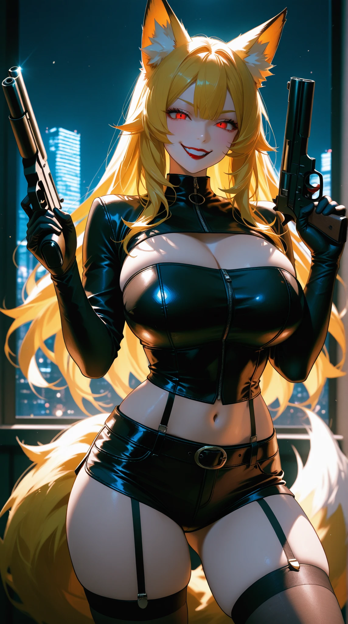 1girl, utsushimi kemii, boku no hero academia \\\\\ masterpiece, best quality, very aesthetic, absurdres, newest \\\\\\ slim body,///// by dodok,by nyantcha,cutesexyrobutts , by khyle,,//////light brown hair , cap, black catsuit . , dark brown eyes, zipper running down the middle, left slightly down to reveal her cleavage, sitting, crossed legs,big tits, city, She wears white cuffs around her wrists , day,sky,