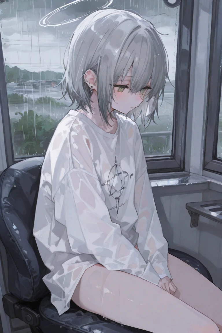 hot、hot air、High temperature、School、In the classroom、Sitting in a chair、Girl、Girl、Short、Younger、Lower school year、Baby Face、flat chest、Dynamic Angle、masterpiece、best quality、ultra-detail、Great Khan、The air conditioner is broken、Summer sunshine、Panties、Spreading legs、Raise one leg、The desks are lined up、corridor、window、Seems like a hassle、Complaining、There are several classmates behind me.、Clothing、Untidy appearance、Wide Stride、Fan、With his mouth open sloppily、steam、Show your side
