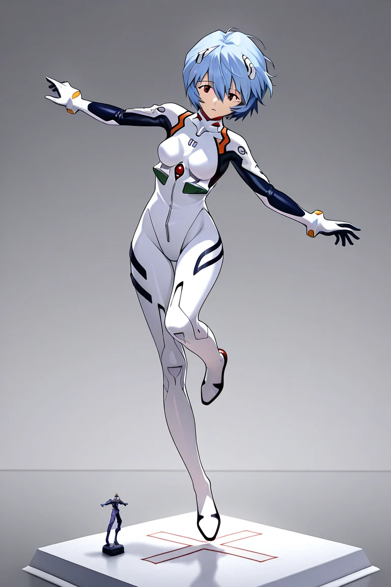 (masterpiece, best_quality:1.2), 1girl, ayanami rei, red eyes, short hair, white suit, golden ratio, keyvisual, vanishing point, contest_winner, commission, skeb_commission, award-winning illustration by agm, cel shading, visual novel, full body, narrow waist, medium breasts, shoulders, hips, navel, latex_bodysuit, alluring thighs, from side, thick ass, bent over, leaning forward, crossed_ankles, touching_toes, arched back, looking to the side at viewer, nsfw, absurdres, volumetric lighting, hard shadows, hard edges, sharp focus, 6k wallpaper, official art, shaded face, highly detailed intense glowing red eyes, light blue hair, dynamic pose, hourglass figure, beautiful legs, gorgeous ankles, stunningly beautiful sexy body, digital art, sketch, masterpiece cel shaded painting \(medium\), simple background, <lora:white_1_0:0.5> , with a white background, <lora:AyanamiRei:0.65> , rei ayanami, Plugsuite, short blue hair, headgear, fisheye, dutch_angle, wet clothes, see-through_silhouette, silhouette shadows, ambient lighting, caustics, (cgsociety, art by stanley lau, art by ross draws, art by frank frazetta:1.3), trending on artstation, HQ, highres, high_rated, <lora:ThickBrush:0.5> , tb