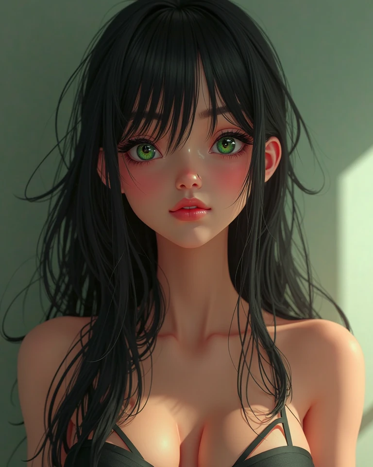 Woman Naked sex, ((full body)), beautiful smile, Long black hair, loose, shiny and silky, (orgasm:1.3), sitting on the floor, Photo 9x16, focus on vagina, (best quality, 4K, 8k, high resolution, masterpiece: 1.2), ultra-detailed (realistic, photorealistic: 1.37), beautiful detailed eyes, beautiful detailed lips, extremely detailed eyes, extremely detailed eyes and face, green eyes, long eyelashes, sensual expression, looking over the shoulder, pink and white color palette, soft lighting.