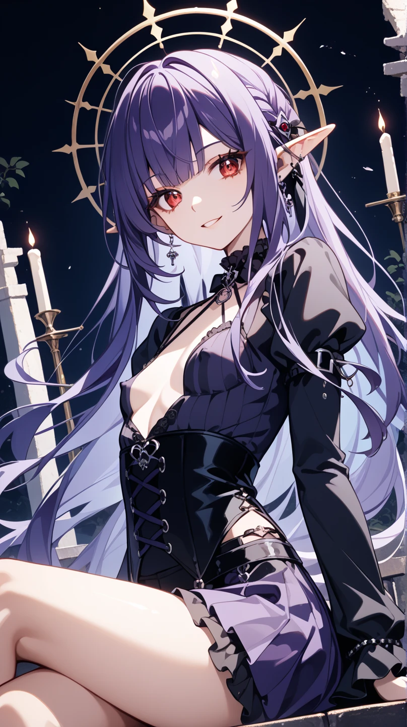 NSFW,masterpiece,Highest quality,High resolution,Very detailed,white\(no game No life\),Small breasts,(Gothic ta),Prostitute,Embarrassed,blush,Luxurious mansion,Bedroom,noble,Dedicate yourself to a man