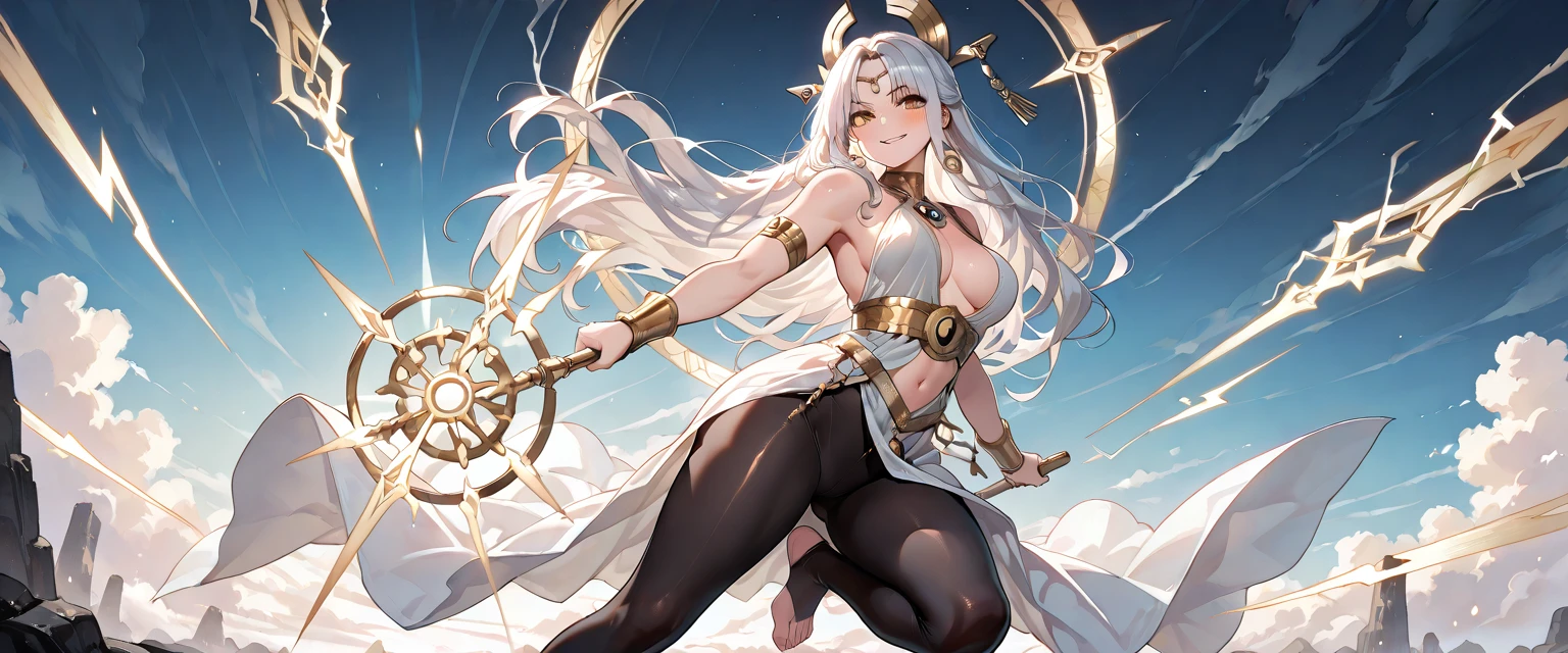 high quality,HD,16K,Sharp Line,1 Girl,fantasy, (Spirit of the Wind),Pretty Face, Large Breasts, Beautiful legs,In the mountains,Focus Girl,detailed Pretty Face,Detailed clothes,beautiful eyes,Cool,Sexy,Dynamic Angle,穿着华服的神明Strike a pose拍照, Ancient mysterious sexy goddess, Traditional beauty woman, Beautiful female warrior god of war , Beautiful sexy goddess, Gorgeous role-playing, high, Beautiful young girl, Beautiful woman, 华丽Beautiful woman, Complex clothing,Chinese Mystical Aesthetics, Beautiful Asian ancient mysterious girl, Extremely detailed shot of the goddess, Jaw-dropping sexy beauty, Big breasts deep neckline sexy belly button(butt), (bedroom), (Sexy Girls), masterpiece, best quality, Bangs, blush, Chest, clavicle, Eyebrows visible through hair, (Gradient red and gold hair), Jewelry, Long hair,Bright Eyes, ring, (solitary), illustration, fashionable, miss, Strike a pose, background, element, confident, Express, Accessories, majestic, striking, key point, Dynamic poses, ((plump)), (black))Woman in transparent dress,Viewer,(((Full breasts, Keeley University))),Slim waist,(Navel exposed,Bare waist), Long hair, extreme detailed details, 详细的fantasy艺术, Stunning character art, Beautiful and exquisite character art, Beautiful transparent dress, Very detailed, Large Breasts,Chest,Golden ratio figure,Beautiful figure,Ultra wide-angle shooting,Full body shot拍摄,Body close-up,Full body shot,Wearing a pleated tulle skirt,柔和动漫illustration, 柔和的深色background,Fujifilm XT3 Clear focus, f 5.6, High Detail, Clear focus,(Wearing openwork clothing),, (Natural light), (Tempting)translucent, Good velvet quality, Compared, Divine Light,, Silver hair, 天空background, Absolute Strength,Female Shinmei,穿着性感丝绸的Female Shinmei,,Large Breasts,Chest,Golden ratio figure,Beautiful figure,Ultra wide-angle shooting,Full body shot,Body close-up,Full body shot, Wearing a tulle dress, Model shooting style, Large Breasts,饱满Chest,Golden ratio figure,Beautiful figure,(Extremely detailed CG 8k wallpaper unit), The most beautiful artistic photos in the world, , 8K 超HD, ) on the beach,Sexy lazy posture,Sexy seductive expression,best quality,masterpiece,Ultra-high resolution,(Practical:1.4),original photo,Ultra-high resolution
