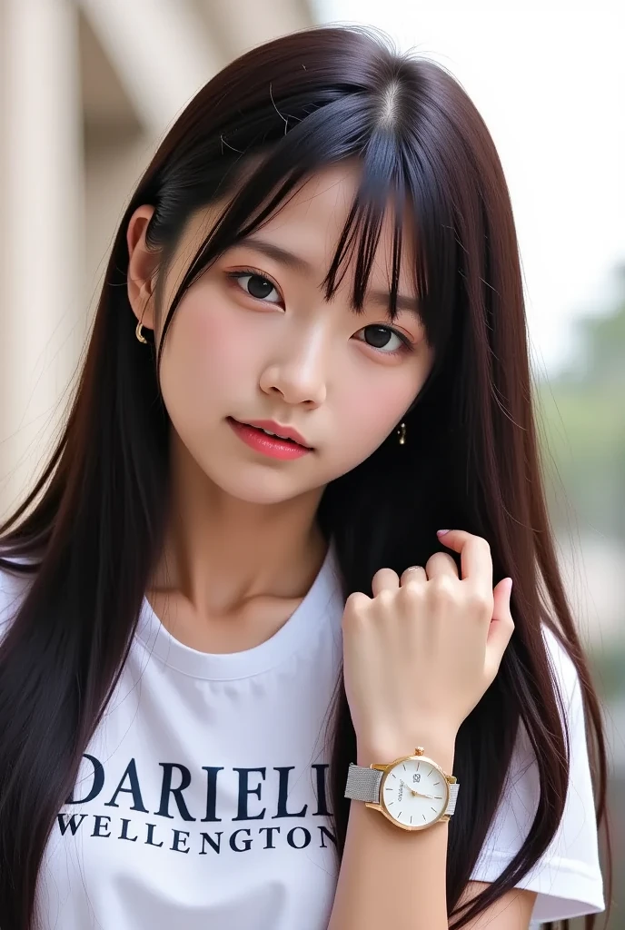 (1young girls), (extremely detailed beautiful face), Amazing face and eyes, (Best Quality:1.4), (Ultra-detailed), (extremely detailed CG unified 8k wallpaper), Highly detailed, High-definition raw color photos, Professional Photography, Realistic portrait, Amazing face and eyes, Pink eyes, (High School Uniform, Pleated mini-skirt:1.3), (High school uniform with wide open chest:1.4), Twin-tailed, Brown hair, Model, (((Bokeh))), depth of fields, School, crass room, (Squatting:1.2), (Sheer lace panties:1.2), View from below
