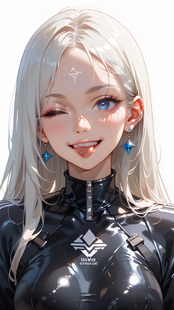 girl hacker,(((1girl))),((girl with extremely cute and beautiful silver hair)),

(large breasts:1.4),saggy breasts,(((silver hair:1.35,straight hair,long hair:1.4,colored inner hair,ear breathing))),(((eyes_blue:1.3))),intricate eyes,beautiful detailed eyes,symmetrical eyes,((fat)),((((pale skin,lustrous skin:1.5,bright skin: 1.5,shiny skin,very shiny skin,shiny body,plastic glitter skin,exaggerated shiny skin,shiny skin like ebony,illuminated skin,wet legs))),(spider lower abdomen,narrow waist,wide hip,athletic body,inflated legs,detailed body,(detailed face)),

cute,slutty,seductive,erotic,(nsfw),

zettai ryouiki,revealing clothing,show skin,((hacker outfit,visible thong straps)),((underpants strap)),(wearing a hacker outfit:1.3,hacker clothes),((wet clothes,intricate outfit,intricate clothes)),

(dynamic pose:1.0),solo focus,((evil smile,evil look)),(centered,scale to fit dimensions,Rule of thirds),

cyberpunk city by the ocean at night, with bright neon signs and dark stormy clouds and puddles, scenery:1.25,nighttime, starry night, cosmos,Very dark night that makes the neon lights stand out, very bright neon lights,nighttime, starry night, cosmos,

artistic photography,(photography taken by sldr),highres, sharp focus,(ultra detailed, extremely detailed), (photorealistic artwork:1.37),(extremely detailed CG unity 8k wallpaper),((synthwave background theme)),(((vibrant colors))),intricate,(intricate background),(masterpiece),(best quality),perfect rendered face,perfect face details,realistic face,photo realistic,analog style,((intricate detail)),(((realism))),