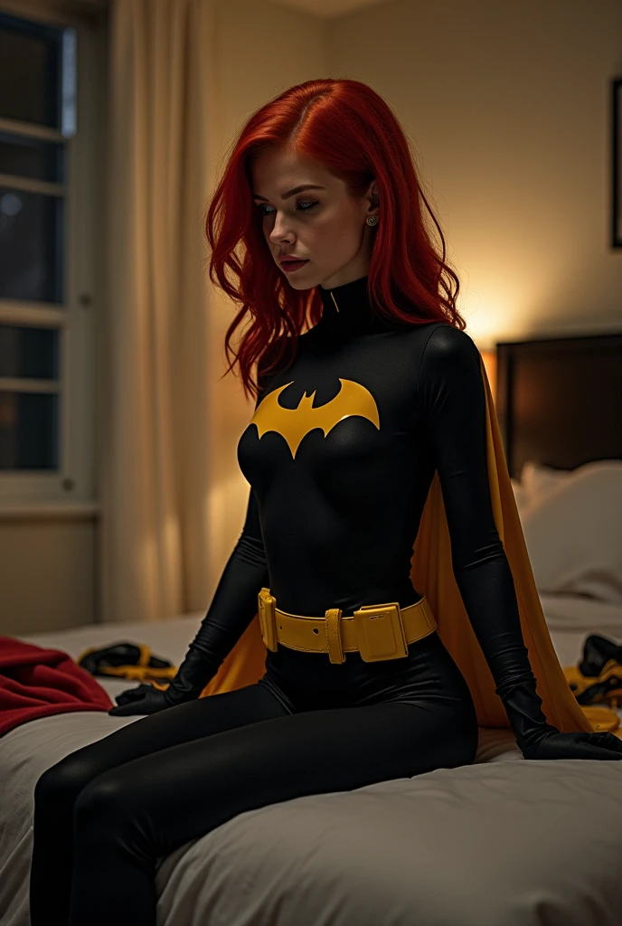 Lucy Pinder, bra, pantyhose, at bedroom, Open Up That Pussy,Sheer long-sleeved bodysuit, sexy hot girl with messy long hair, red hair, crystal blue eyes, most beautiful, torn bodysuit, perfect pussy, lots of cum in pussy,( torn pantyhose ), batgirl fucked by joker, riding a bbc - cowgirl