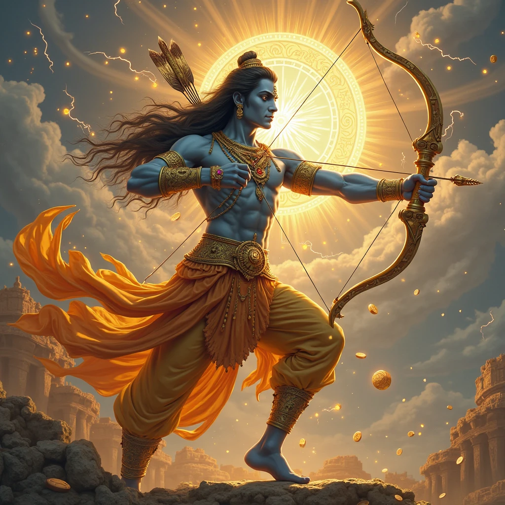 Imagine infinity image bhagwan ram ji in dhanush