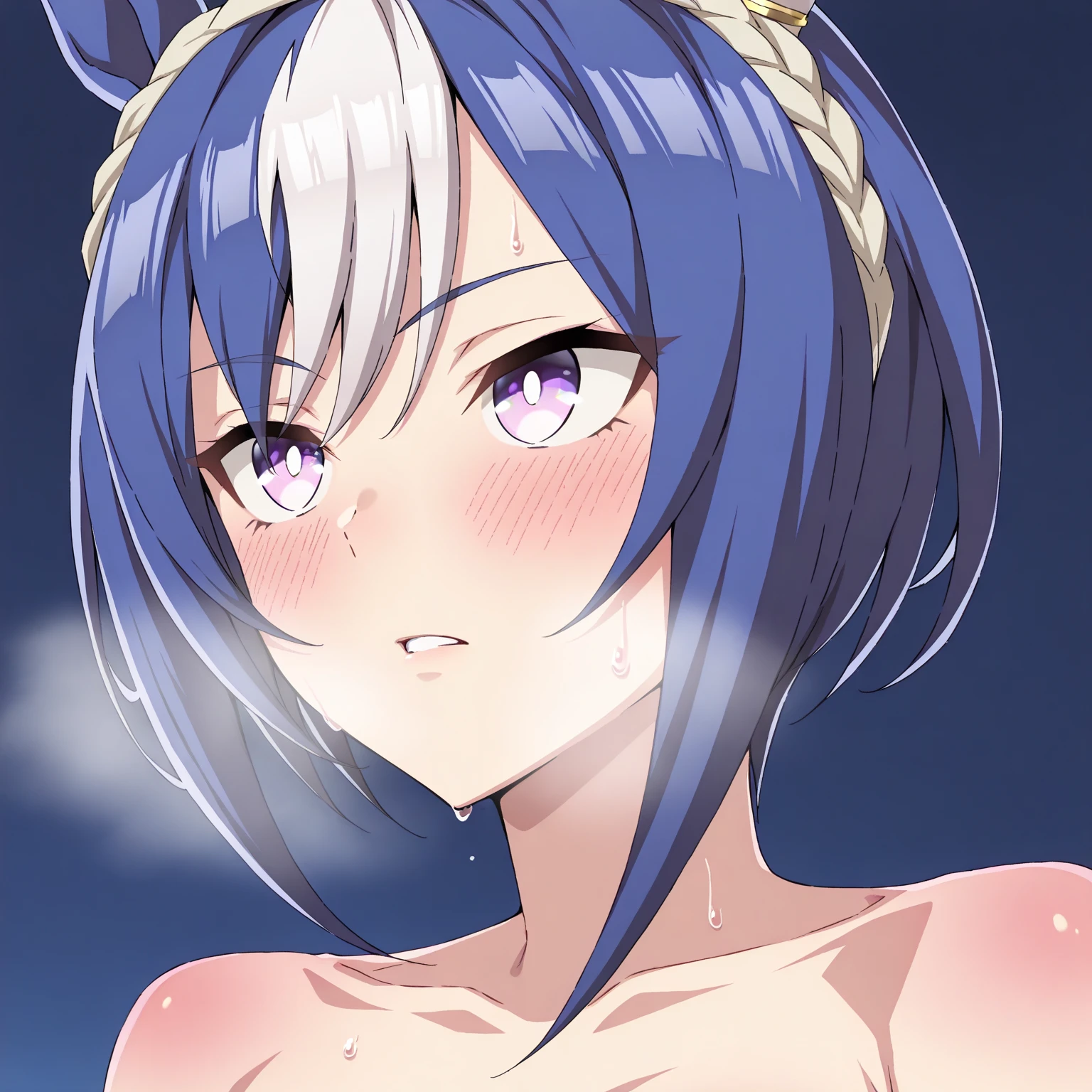 ((((True Face))))、((((whole body))))、(((())))、((((Completely naked))))、(((Small budding breasts)))、(((color々A large amount of pubic hair starting to grow)))、((((White background)))),(((Standing still)))、Japanese、whole body、solo、Erotic、、Mr.々Size of areola、Mr.々Nipples of different sizer.々なcolorの乳首、Mr.々A smile、Mr.々Height、((Black Pigtails))、